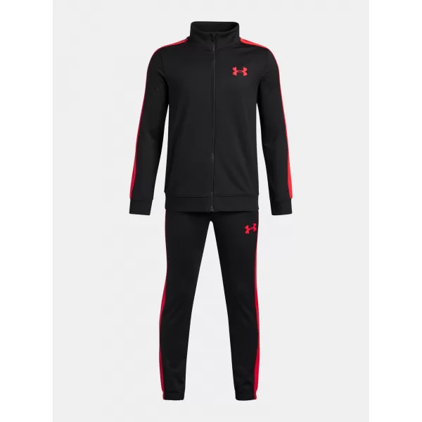  Fiúk készlet UNDER ARMOUR UA RIVAL KNIT TRACK SUIT 1363290-006 FEKETE 