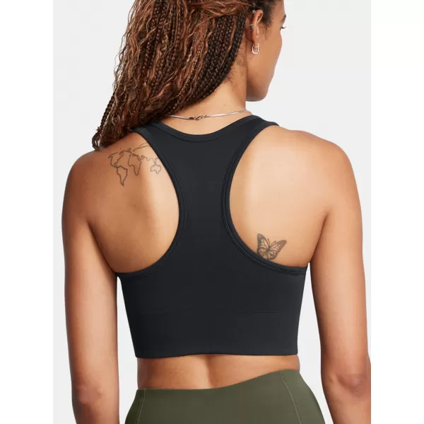  Női melltartó UNDER ARMOUR VANISH SEAMLESS MID BRA 1384419-001 FEKETE 