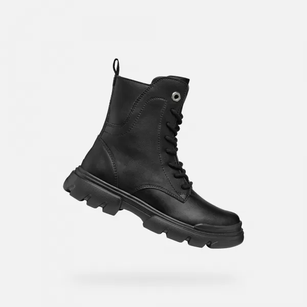  Lány bokacsizma GEOX JUNETTE J56HVB000BCC9999 FEKETE 