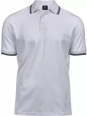 Férfi póló TEE JAYS | TJ 1407 FEHÉR / SÖTÉTKÉK