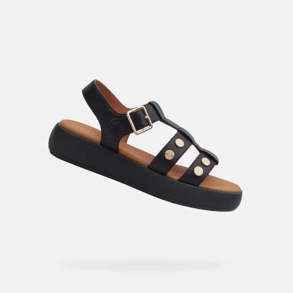  Női szandál GEOX CAMALEI G000986 FEKETE 