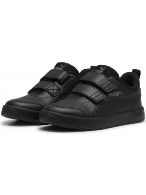 Bébi cipő PUMA COURTFLEX V3 V PS 39764201 PUMA FEKETE/FEKETE/ÖNTÖTTVAS