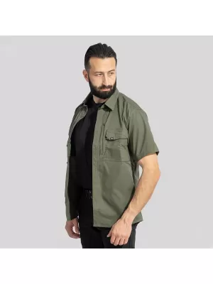 Férfi ing PENTAGON PLATO SHIRT SHORT K02019 FEKETE