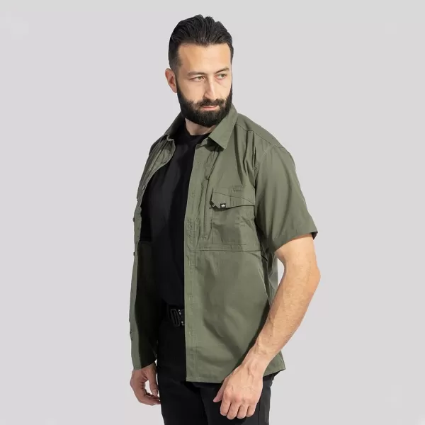  Férfi ing PENTAGON PLATO SHIRT SHORT K02019 FEKETE 