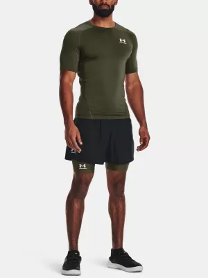 Férfi póló UNDER ARMOUR UA HG ARMOUR COMP SS 1361518-390 ZÖLD