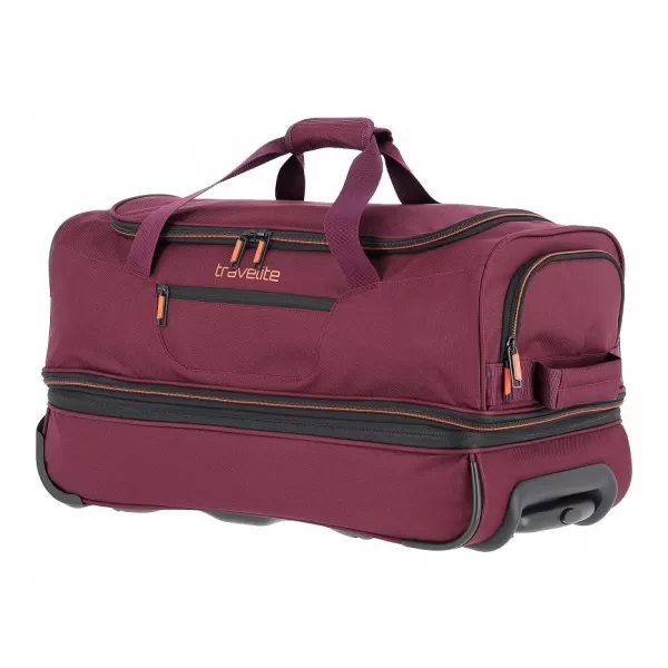  Táska TRAVELITE BASICS WHEELED DUFFLE S BURGUNDIA 