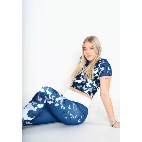  Női funkcionális prémium crop felső ALTISPORT VOJ/ALW022TR07 NAVY SZOKÁSOK 