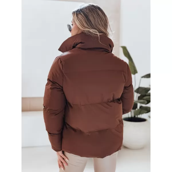  Női kabát DSTREET TY4958 BARNA 