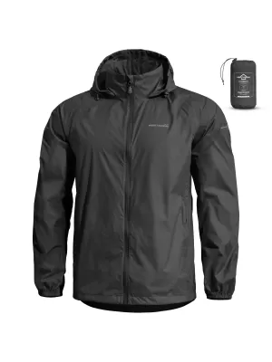 Férfi dzseki PENTAGON CLOUDBURST PACKABLE MENS RAIN JACKET K07019 FEKETE