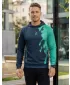 Férfi funkcionális pulóver prémium ALTISPORT VOJ/ALM112MI01 TYRKYS