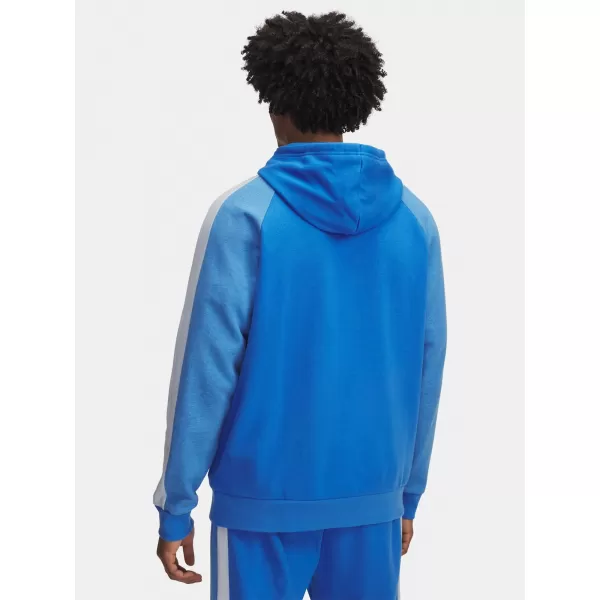  Férfi pulóver UNDER ARMOUR RIVAL FLC CB HOOD KÉK 