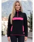 Női polár pulóver ALTISPORT GEMMY FEKETE