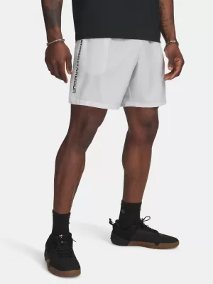 Férfi rövidnadrág UNDER ARMOUR UA TECH WOVEN WORDMARK SHORT 1383356-023 SZÜRKE