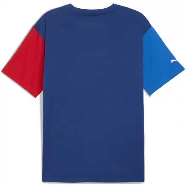  Ing PUMA BMW MMS ESS+ LOGO TEE II 63305504 KÉK/M SZÍNRE 