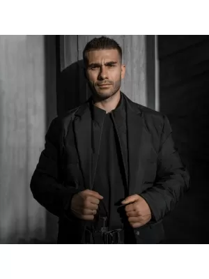 Kabát PENTAGON ALPHA DOWN BLAZER K08051 BARNA SZÜRKE