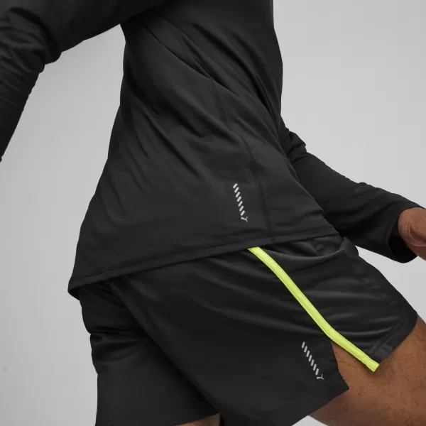  Sport póló PUMA RUN CLOUDSPUN 1/4 ZIP 52499201 PUMA FEKETE 