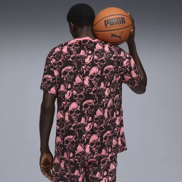  Ing PUMA WORLD TOUR-NAMENT AOP TEE 63235601 NAPSÜTÉS/AOP 