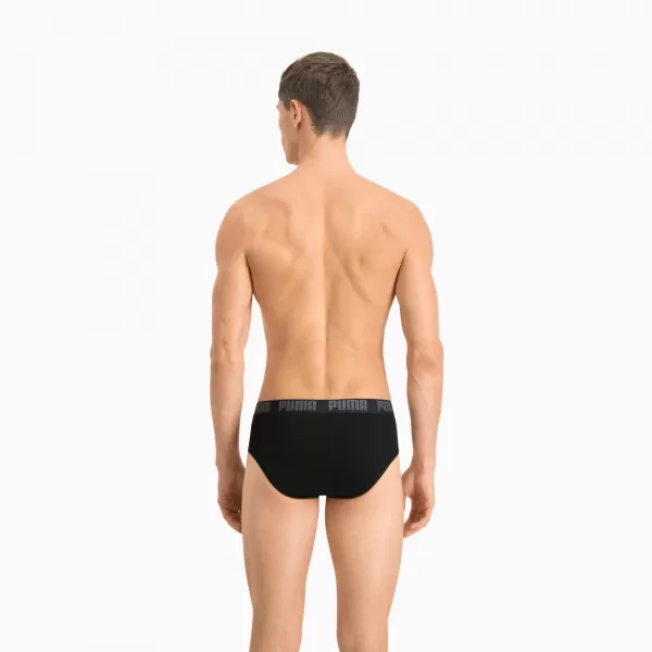  Férfi rövidnadrág PUMA BASIC BRIEF 2P 88910006 FEKETE/FEKETE 