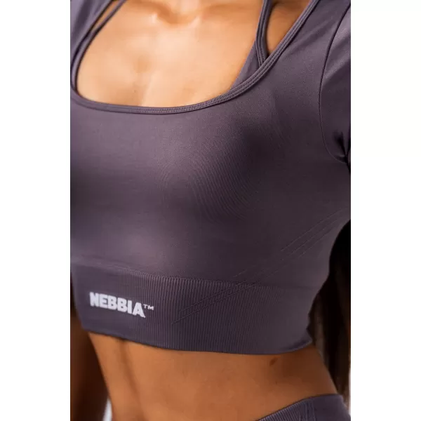  Varrat nélküli formázó felső FLOW SEAMLESS 499 DARK GREY Nebbia 