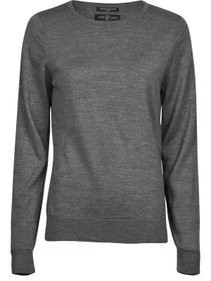 Női pulóver TEE JAYS | TJ 6006 SZÜRKE MELANZS