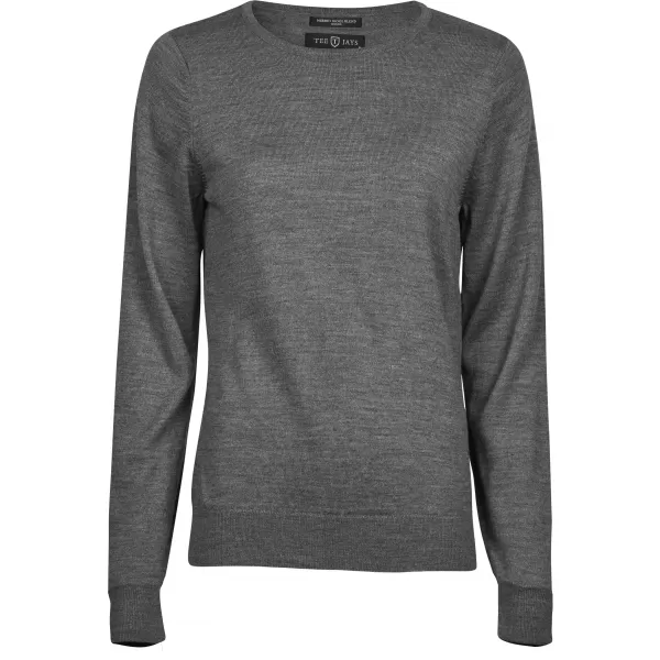  Női pulóver TEE JAYS | TJ 6006 SZÜRKE MELANZS 