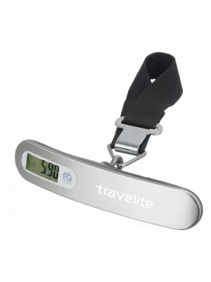 Kézi mérleg TRAVELITE LUGGAGE SCALE EZÜST