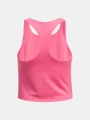 Lány felső UNDER ARMOUR G MOTION BRANDED CROP TANK 1390079-672 RÓZSASZÍN