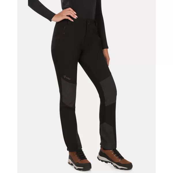  Női softshell nadrág KILPI NUUK-W ZL0412KI FEKETE 