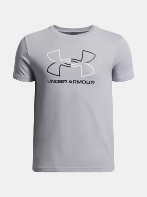 Fiú póló UNDER ARMOUR UA GL FOUNDATION SS 6005010-011 SZÜRKE