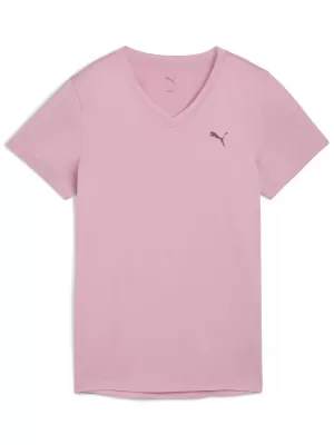 Ing PUMA W TAD ESSENTIAL VNECK TEE 52589065 FELKÉSZÜLT RÓZSASZÍNŰ