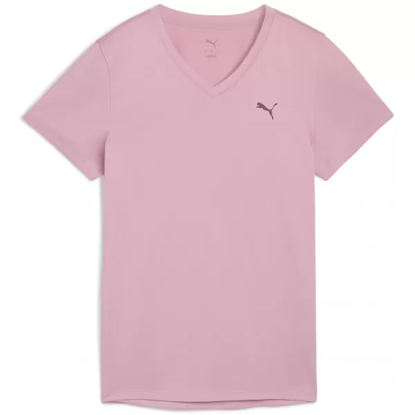  Ing PUMA W TAD ESSENTIAL VNECK TEE 52589065 FELKÉSZÜLT RÓZSASZÍNŰ 