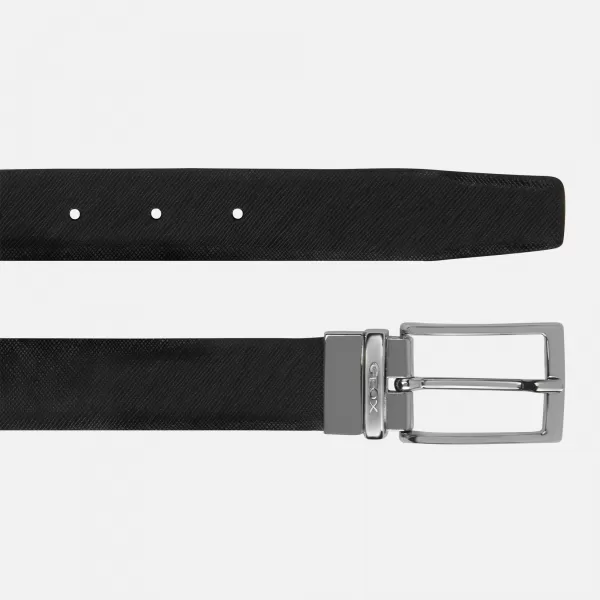  Férfi öv GEOX U35K5AB0076C0630 FEKETE 