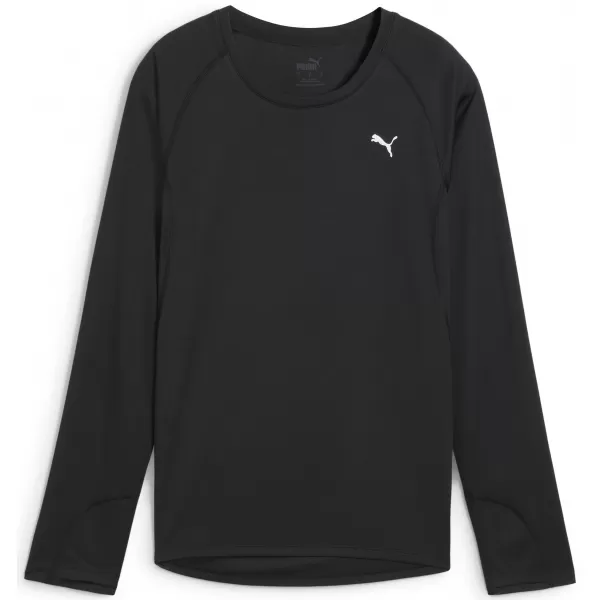  Ing PUMA W RUN VELOCITY LONG SLEEVE (POLY) 52658101 PUMA FEKETE 