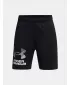 Fiú rövidnadrág UNDER ARMOUR UA TECH LOGO SHORTS 1383333-001 FEKETE