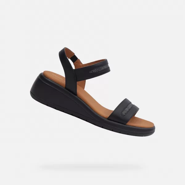  Női szandál GEOX MELICONIA G000969 FEKETE 