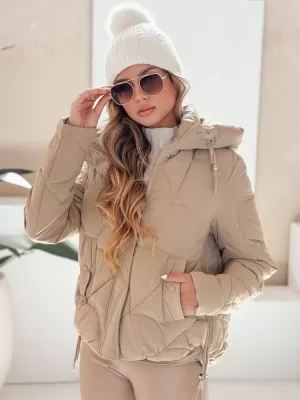 Női kabát DSTREET TY5041 KARAMELLA