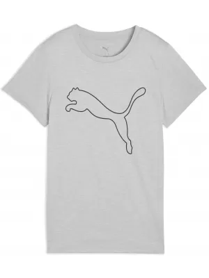 Ing PUMA W TAD ESSENTIAL HEATHER LOGO TEE 52589304 VILÁGOSSZÜRKE HEATHER