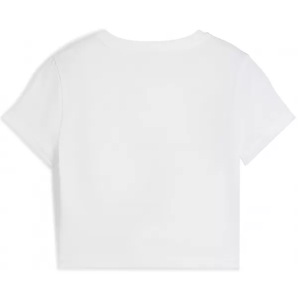  Ing PUMA WARDROBE ESS BABY TEE 62974502 PUMA FEHÉR 
