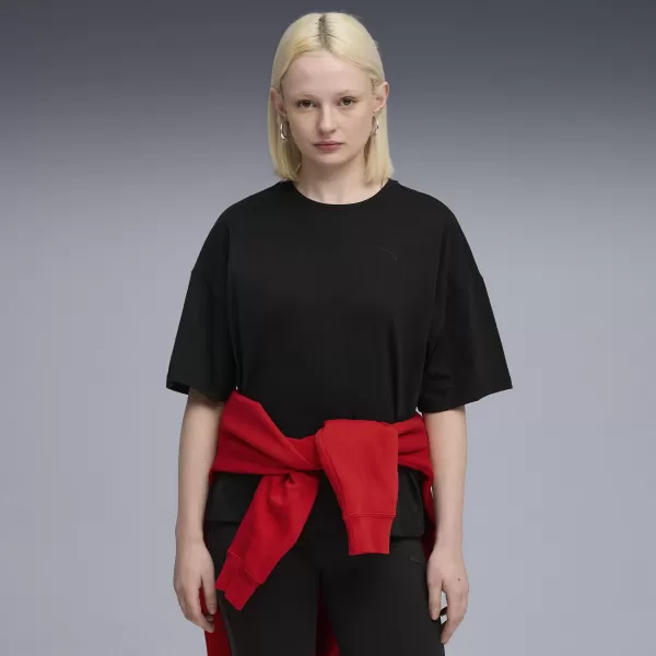 Ing PUMA HER OVERSIZED TEE 68814801 PUMA FEKETE 