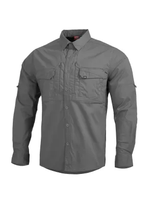 Férfi ing PENTAGON PLATO SHIRT K02019 FARKAS/SZÜRKE