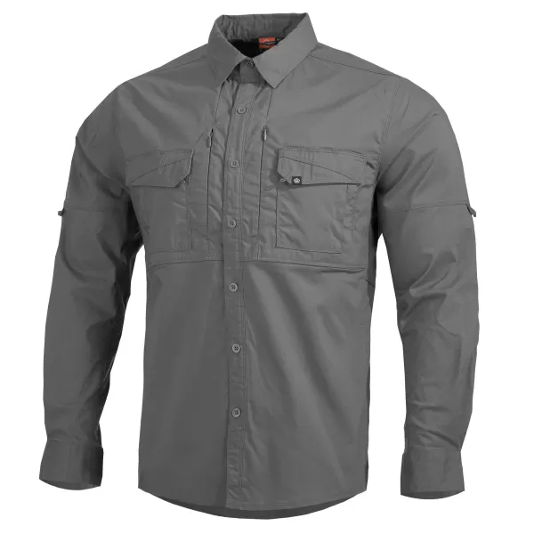  Férfi ing PENTAGON PLATO SHIRT K02019 FARKAS/SZÜRKE 
