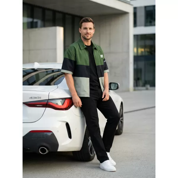 Prémium férfi ing ALTISPORT VOJ/ALM051KOS01 KHAKI 