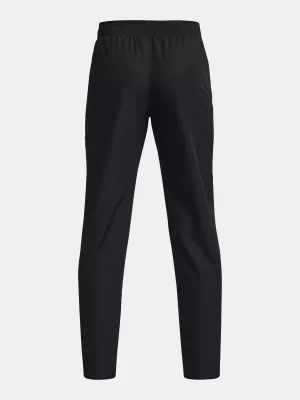 Fiú nadrág UNDER ARMOUR UA SPORTSTYLE WOVEN PANTS 1370184-001 FEKETE