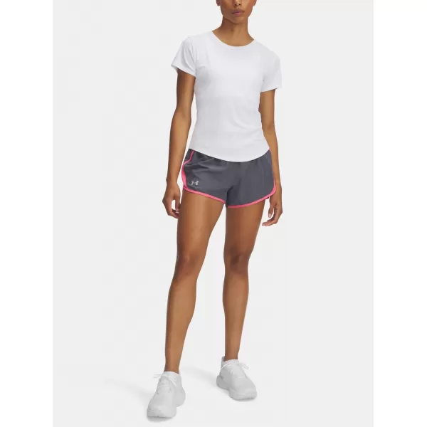  Női rövidnadrág UNDER ARMOUR UA FLY BY 3 SHORTS 1382438-027 SZÜRKE 