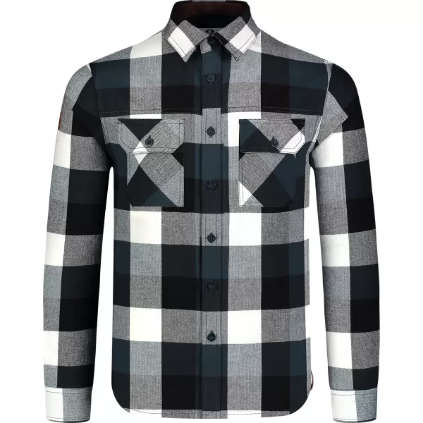  Flanel ing NORDBLANC QUANTUM NBSSM8243 SZÜRKE/ZÖLD 