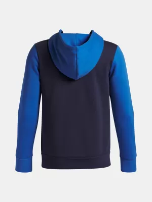 Fiú pulóver UNDER ARMOUR UA RIVAL FLC CBLCK GRPHC HD 6004994-402 KÉK
