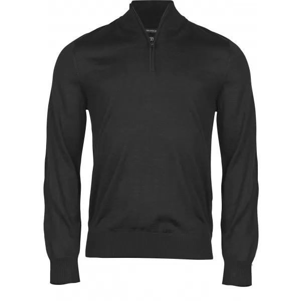  Férfi pulóver TEE JAYS | TJ 6010 FEKETE 