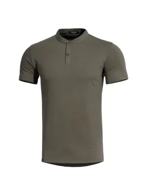 póló PENTAGON ROMEO 2.0 HENLEY T-SHIRT K09050 BARNA SZÜRKE