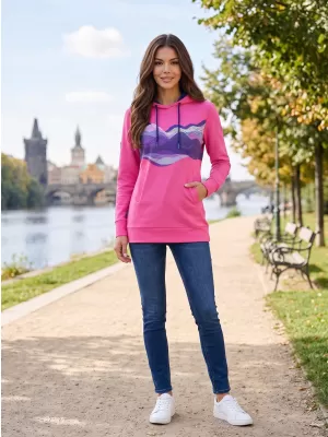 Női pulóver ALTISPORT GAE RÓZSASZÍN