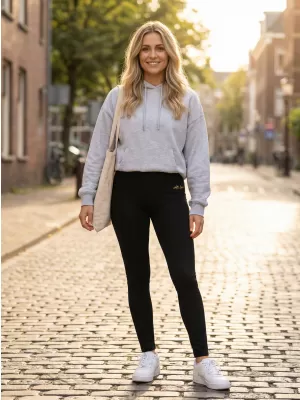 Női leggings ALTISPORT KUBEA FEKETE